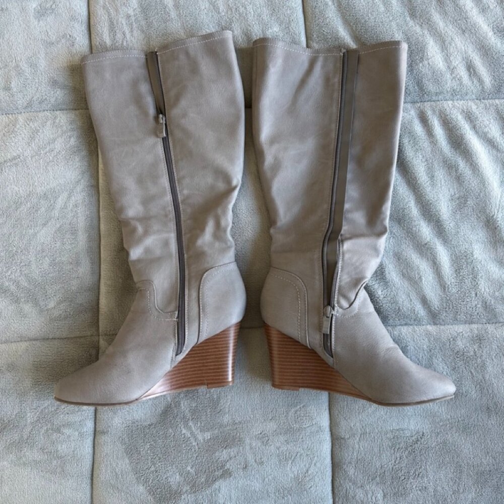 Faux Suede Boots